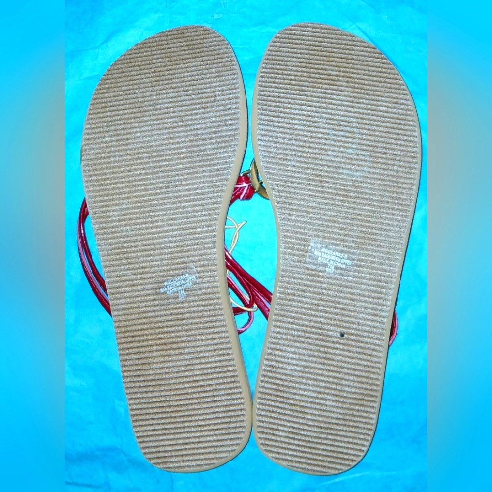Guess Womens Red Sandals Size 7 - Picture 3 of 4